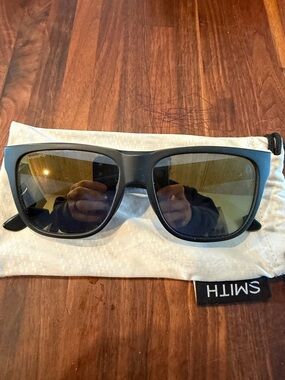 SMITH Lowdown XL Black Polarized Men's Sunglasses ChromaPop lenses